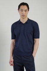 POLO IN MAGLIA LINO E COTONE