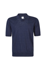 POLO IN MAGLIA LINO E COTONE