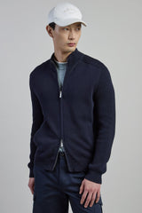 FULL ZIP COTTON SWEATER