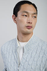 COTTON JACKET-KNITWEAR