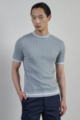 MAGLIA GIROCOLLO COTONE SEA ISLAND