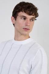 MAGLIA GIROCOLLO COTONE SEA ISLAND