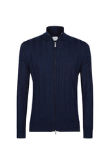 MAGLIA FULL ZIP COTONE SETA CASHMERE