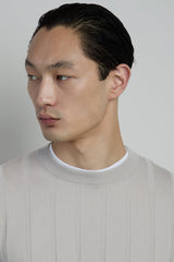 MAGLIA GIROCOLLO COTONE SETA CASHMERE