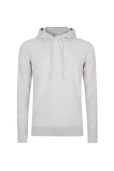 MAGLIA CON CAPPUCCIO CASHMERE