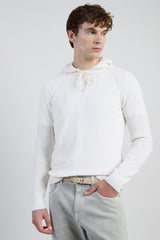 MAGLIA CON CAPPUCCIO CASHMERE
