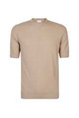 MAGLIA GIROCOLLO COTONE CREPE