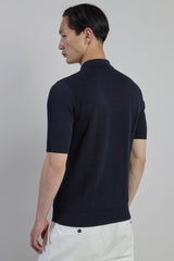 MAGLIA MEZZA ZIP COTONE