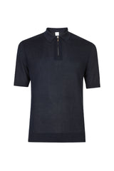 MAGLIA MEZZA ZIP COTONE