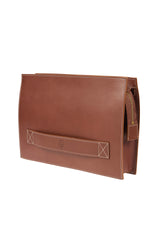 CALFSKIN LEATHER CLUTCH