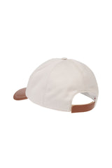 CAPPELLO JERSEY DI COTONE E PELLE