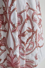 COTTON POPLIN DRESS WITH EMBROIDERY