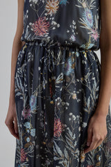 PRINTED SILK DRESS
