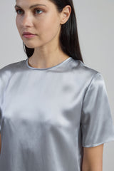 T-SHIRT GIROCOLLO SETA UNITA