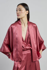 PLAIN SILK KIMONO
