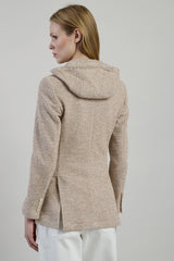 SINGLE-BREASTED STRETCH COTTON JACKET