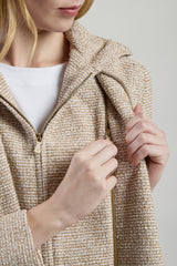 SINGLE-BREASTED STRETCH COTTON JACKET