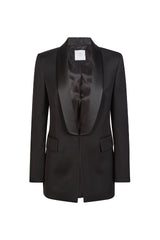VISCOSE AND SATIN TUXEDO JACKET