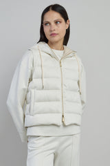 GILET IMBOTTITO VISCOSA COTONE