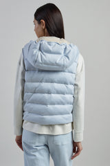 GILET IMBOTTITO VISCOSA COTONE