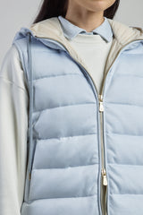 GILET IMBOTTITO VISCOSA COTONE