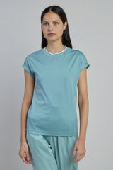 T-SHIRT GIROCOLLO COTONE