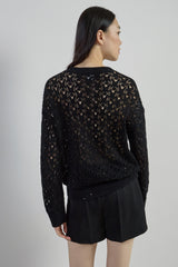 MAGLIA GIROCOLLO COTONE LINO