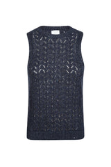 MAGLIA SMANICATA COTONE LINO