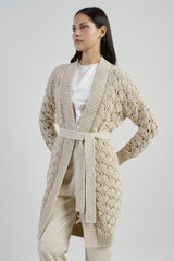 CARDIGAN LINO COTONE SETA