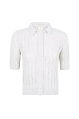 CAMICIA IN MAGLIA COTONE LINO