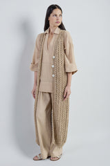 CARDIGAN COTONE LINO