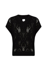 MAGLIA SCOLLO V COTONE LINO