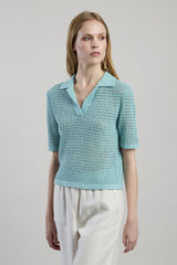 POLO IN MAGLIA SETA
