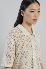 MAGLIA-CAMICIA LINO SETA