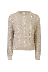 MAGLIA GIROCOLLO LINO