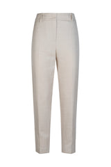 PANTALONE SLIM LANA SETA LINO MICRO SPINA