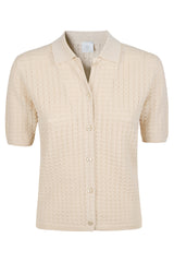 CAMICIA IN MAGLIA LANA 14 MICRON
