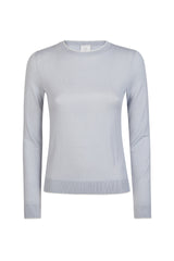 MAGLIA GIROCOLLO LANA 14 MICRON CON CONTRASTO