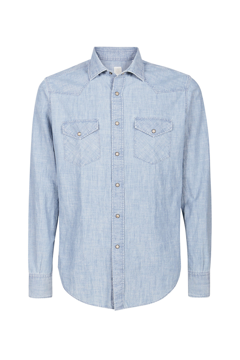 CAMICIA COTONE DENIM