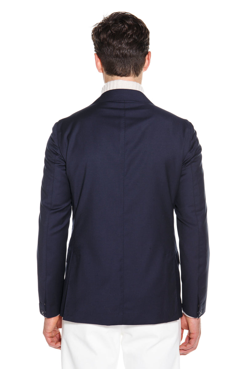 Cashmere single -breasted jacket