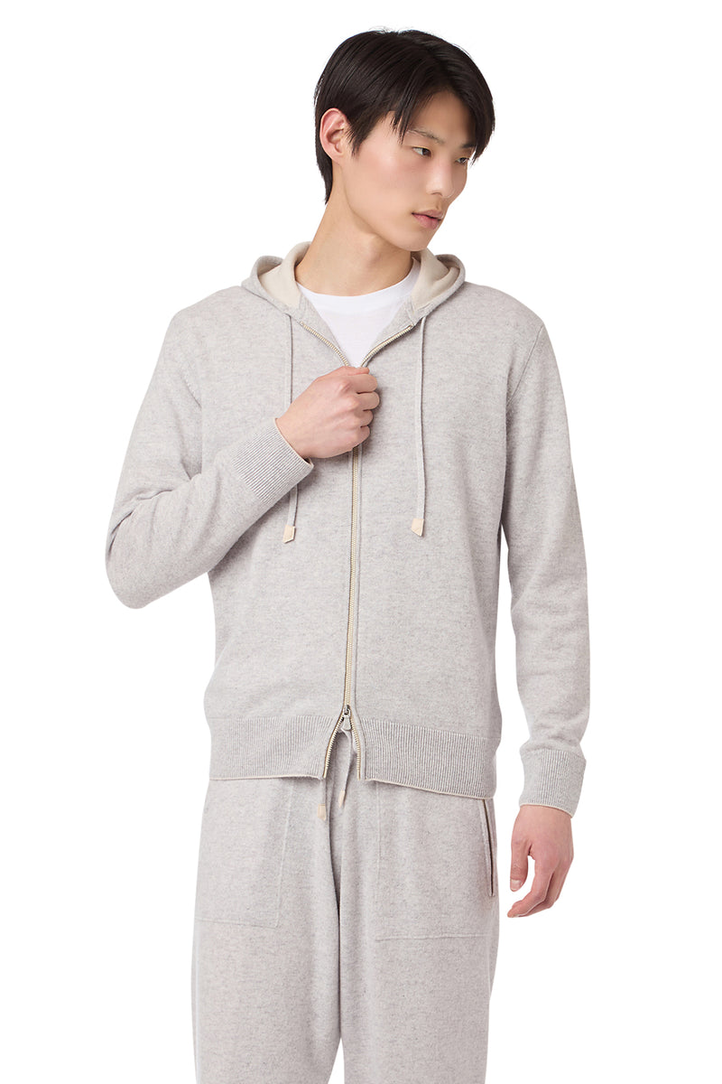 MAGLIA FULL ZIP CASHMERE UNITO