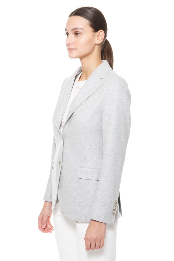 SINGLE-BREASTED WOOL JACKET