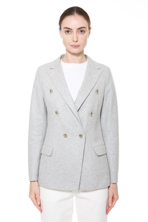 DOUBLE-BREASTED WOOL JACKET