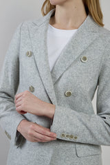 DOUBLE-BREASTED WOOL JACKET
