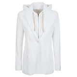SINGLE-BREASTED JACKET WITH BIB