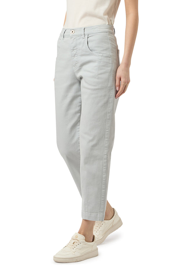 STRETCH COTTON TROUSERS