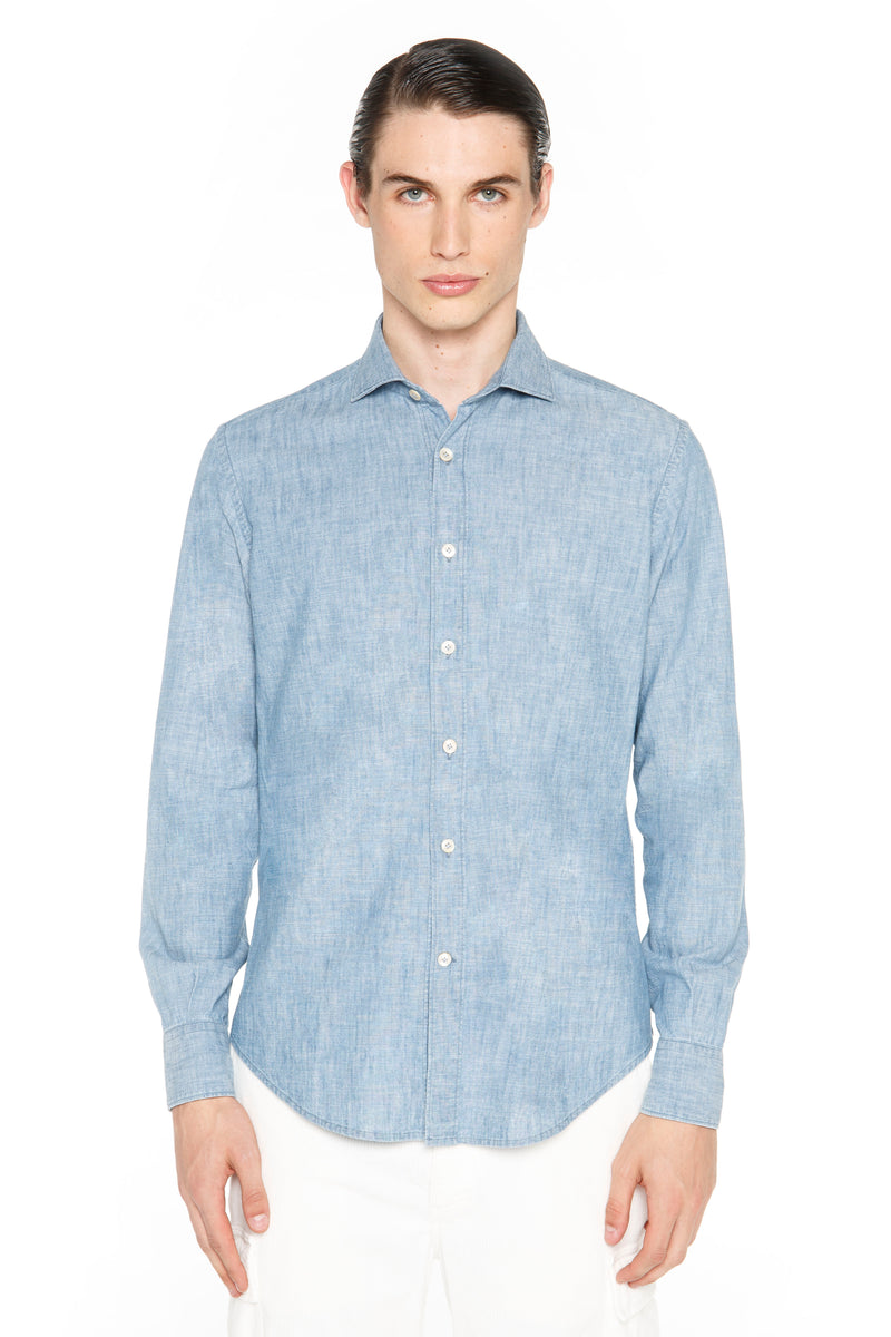 Denim cotton shirt