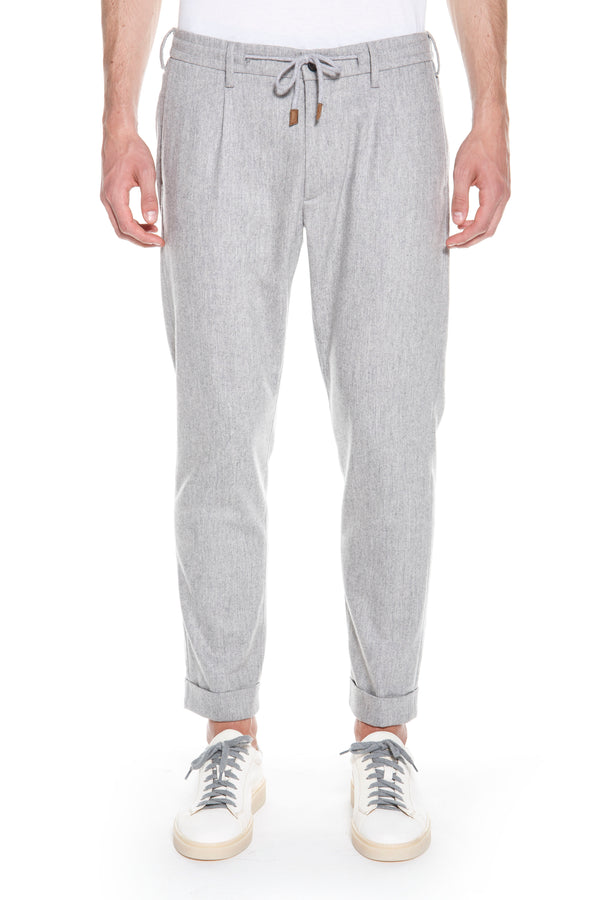 Cashmere wool trousers