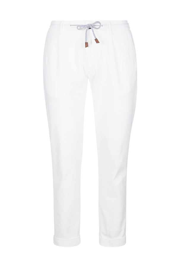 Jersey cotton trousers