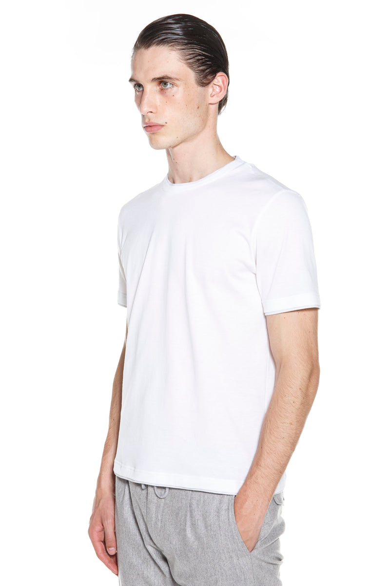 T-SHIRT GIROCOLLO COTONE